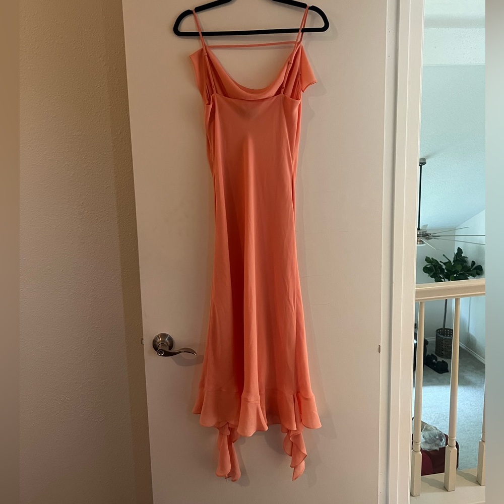 MARE MARE SLEEVELESS DRAPED ASYMMETRICAL MIDI DRESS from Anthropologie Size S